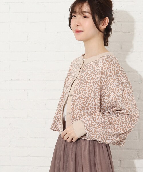 Cutie Blonde（キューティーブロンド）の「◆【S-L】こなれ感。前後2WAYで着れるカーディガン（カーディガン/ボレロ・レディース・ベージュ系その他/ブラック系1/ブルー系1・01/02/03）」の12枚目の写真