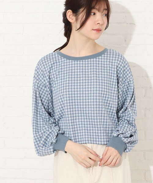 Cutie Blonde（キューティーブロンド）の「◆【S-L】こなれ感。前後2WAYで着れるカーディガン（カーディガン/ボレロ・レディース・ベージュ系その他/ブラック系1/ブルー系1・01/02/03）」の18枚目の写真