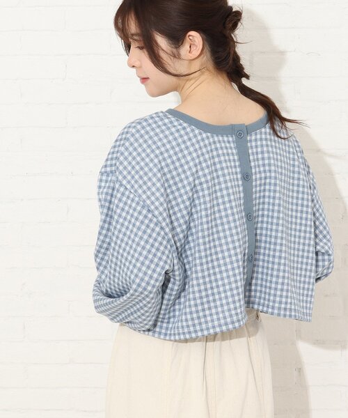 Cutie Blonde（キューティーブロンド）の「◆【S-L】こなれ感。前後2WAYで着れるカーディガン（カーディガン/ボレロ・レディース・ベージュ系その他/ブラック系1/ブルー系1・01/02/03）」の19枚目の写真