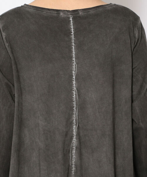 KMRii（ケムリ）の「KMRii/ケムリ/ASYMMETRY MAXI OP/ワンピース（ワンピース・レディース・チャコール・FREE）」の5枚目の写真