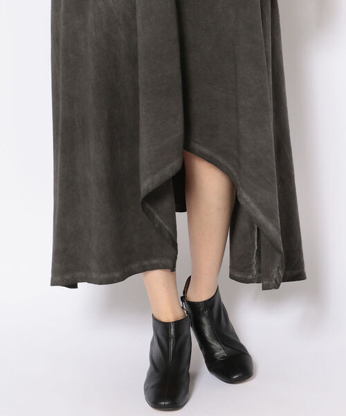 KMRii（ケムリ）の「KMRii/ケムリ/ASYMMETRY MAXI OP/ワンピース（ワンピース・レディース・チャコール・FREE）」の8枚目の写真