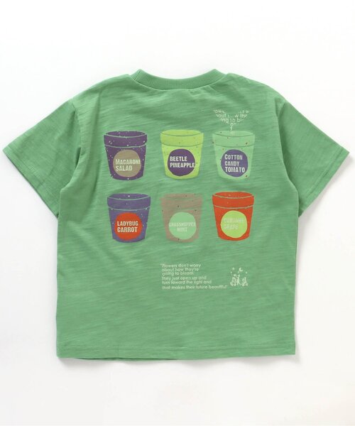 BREEZE(ブリーズ)の「ニットポケットTシャツ(Tシャツ/カットソー・キッズ・サックスブルー/グリーン/ピンク/ライトグレー・120/130/80/90/100/110/140)」の5枚目の写真