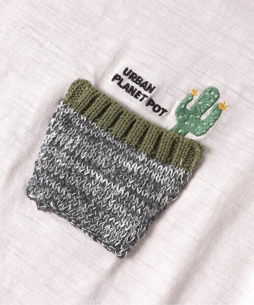 BREEZE(ブリーズ)の「ニットポケットTシャツ(Tシャツ/カットソー・キッズ・サックスブルー/グリーン/ピンク/ライトグレー・120/130/80/90/100/110/140)」の21枚目の写真