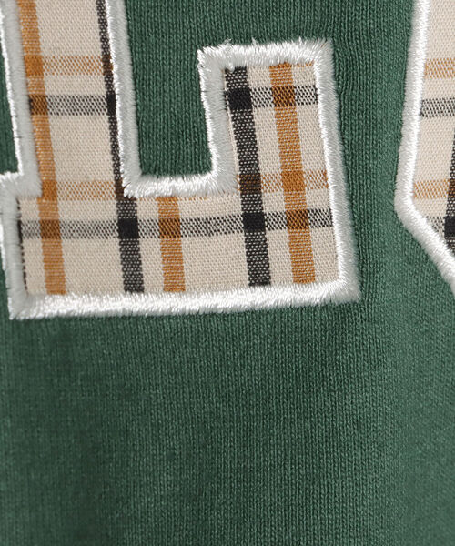 BEAMS HEART(ビームスハート)の「BEAMS HEART / チェック レタード ビッグ ロングスリーブ Tシャツ(Tシャツ/カットソー・メンズ・グリーン/ブルー系その他・MEDIUM/SMALL/LARGE)」の19枚目の写真