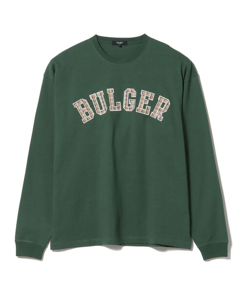 BEAMS HEART(ビームスハート)の「BEAMS HEART / チェック レタード ビッグ ロングスリーブ Tシャツ(Tシャツ/カットソー・メンズ・グリーン/ブルー系その他・MEDIUM/SMALL/LARGE)」の17枚目の写真