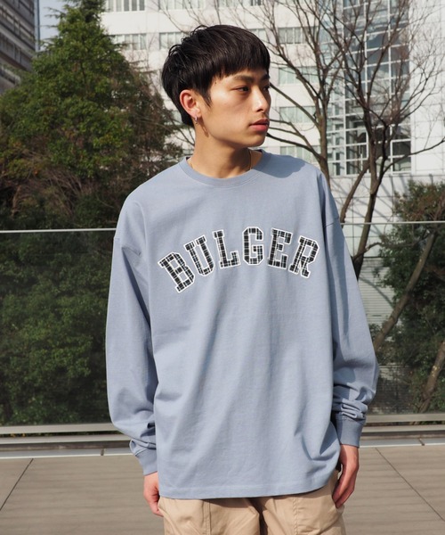 BEAMS HEART(ビームスハート)の「BEAMS HEART / チェック レタード ビッグ ロングスリーブ Tシャツ(Tシャツ/カットソー・メンズ・グリーン/ブルー系その他・MEDIUM/SMALL/LARGE)」の16枚目の写真