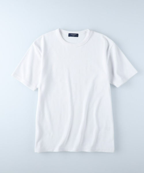 BACK NUMBER(バックナンバー)の「【BACK NUMBER】フライスクルー半袖T(Tシャツ/カットソー・メンズ・ホワイト/グレー/オリーブ/ダークインディゴブルー/ベージュ/ブラック・M/S/L/XL)」の12枚目の写真