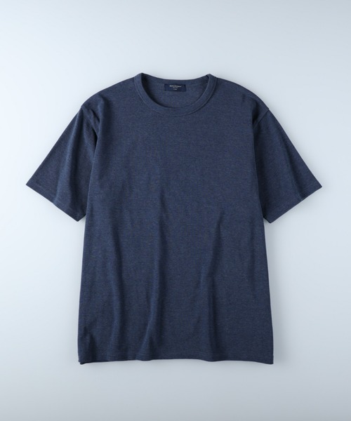 BACK NUMBER(バックナンバー)の「【BACK NUMBER】フライスクルー半袖T(Tシャツ/カットソー・メンズ・ホワイト/グレー/オリーブ/ダークインディゴブルー/ベージュ/ブラック・M/S/L/XL)」の21枚目の写真