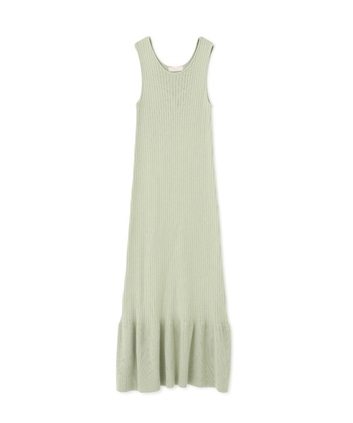 FREE'S MART(フリーズマート)の「◆ニットアップリブワンピース(ワンピース・レディース・ベージュ/ブルー/グリーン・FREE)」の9枚目の写真