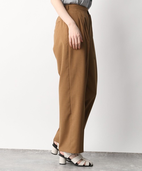 A part by(アパートバイ)の「セットアップ対応/リネンライクワイドパンツ 276405(その他パンツ・レディース・ブラック/ベージュ/グリーン/オレンジ・MEDIUM/LARGE)」の17枚目の写真