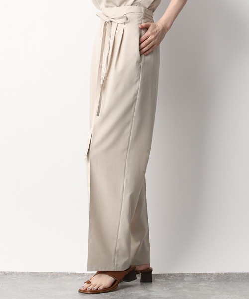 A part by(アパートバイ)の「セットアップ対応/リネンライクワイドパンツ 276405(その他パンツ・レディース・ブラック/ベージュ/グリーン/オレンジ・MEDIUM/LARGE)」の20枚目の写真