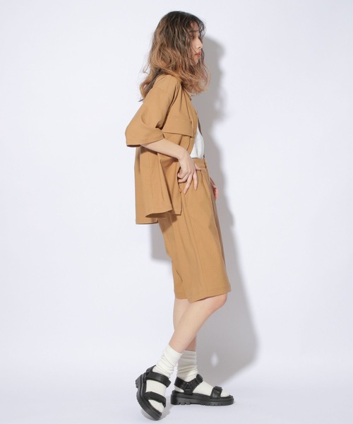 PBLIM(ページボーイリム)の「【PAGEBOYLIM】スーパーストレッチシャツ(シャツ/ブラウス・レディース・ブラック/ベージュ・MEDIUM/LARGE)」の14枚目の写真