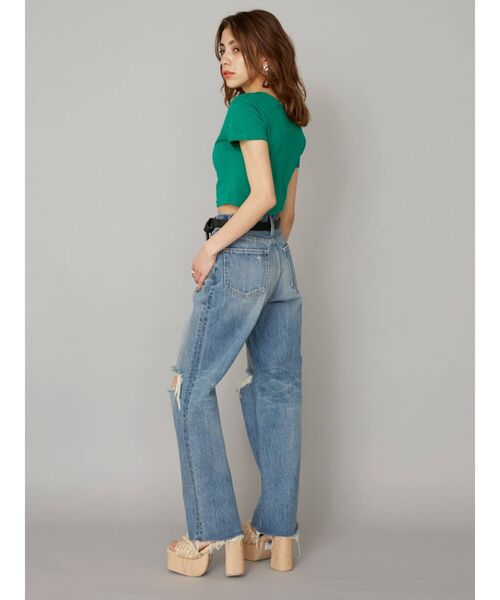 EVRIS（エヴリス）の「ラフィアヒールサンダル（サンダル・レディース・ブラック/ベージュ・SMALL/MEDIUM/LARGE）」の5枚目の写真