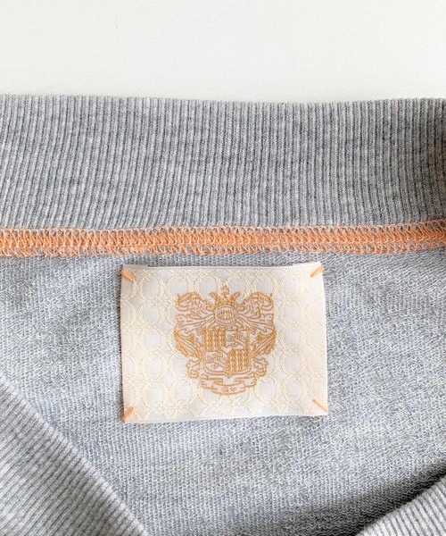 Q（キュー）の「エンボスロゴトップス（スウェット・レディース・ライトグレー/ライトブルー/ブラック・MEDIUM）」の13枚目の写真