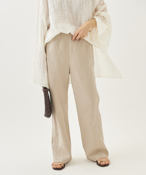 新品プラージュPlage Linen Bias Relax PT plage（プラージュ）の「Linen Bias Relax パンツ◇（その他