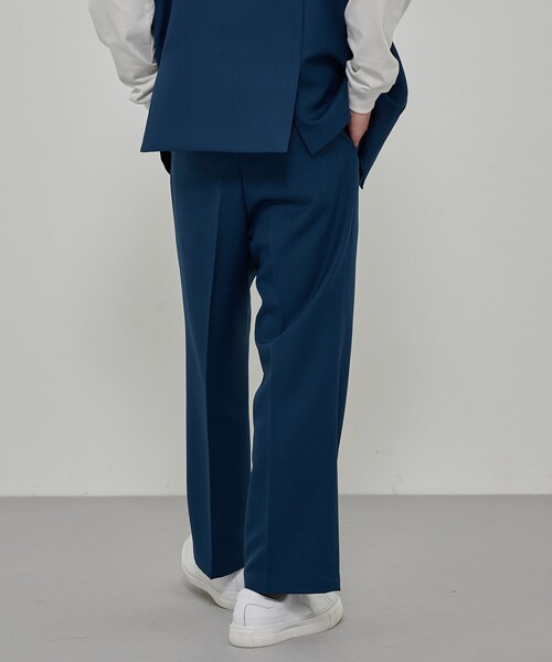 CITY TOKYO（シティトウキョウ）の「ワイドテーパードスラックス（スラックス・メンズ・ブラック/ダークグレー/ダークブルー・1/2）」の4枚目の写真