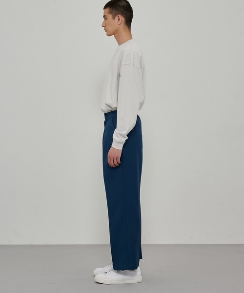 CITY TOKYO（シティトウキョウ）の「ワイドテーパードスラックス（スラックス・メンズ・ブラック/ダークグレー/ダークブルー・1/2）」の13枚目の写真