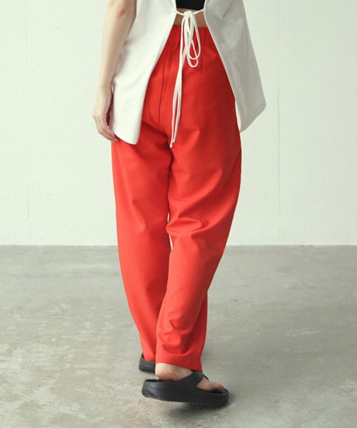 Happy John（ハッピージョン）の「vivid color slacks pants/ビビッドカラースラックスパンツ（スラックス・レディース・ピンク/オレンジ/ブルー/グリーン・SMALL/MEDIUM）」の19枚目の写真