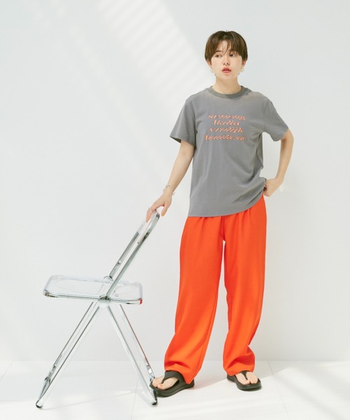 Happy John（ハッピージョン）の「vivid color slacks pants/ビビッドカラースラックスパンツ（スラックス・レディース・ピンク/オレンジ/ブルー/グリーン・SMALL/MEDIUM）」の12枚目の写真