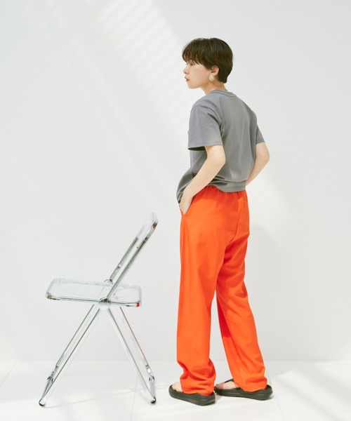 Happy John（ハッピージョン）の「vivid color slacks pants/ビビッドカラースラックスパンツ（スラックス・レディース・ピンク/オレンジ/ブルー/グリーン・SMALL/MEDIUM）」の13枚目の写真