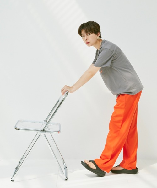 Happy John（ハッピージョン）の「vivid color slacks pants/ビビッドカラースラックスパンツ（スラックス・レディース・ピンク/オレンジ/ブルー/グリーン・SMALL/MEDIUM）」の14枚目の写真