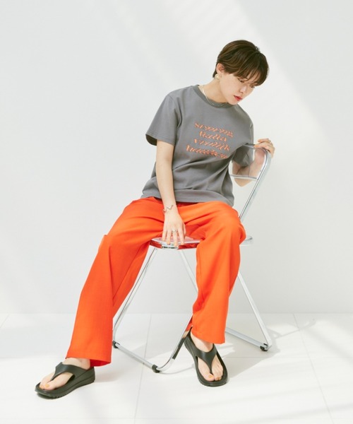 Happy John（ハッピージョン）の「vivid color slacks pants/ビビッドカラースラックスパンツ（スラックス・レディース・ピンク/オレンジ/ブルー/グリーン・SMALL/MEDIUM）」の15枚目の写真