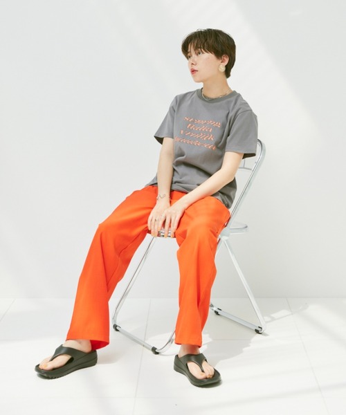 Happy John（ハッピージョン）の「vivid color slacks pants/ビビッドカラースラックスパンツ（スラックス・レディース・ピンク/オレンジ/ブルー/グリーン・SMALL/MEDIUM）」の16枚目の写真