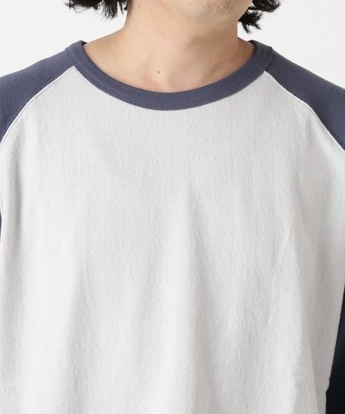 JOURNAL STANDARD relume（ジャーナルスタンダード　レリューム）の「オーバーサイズ ラングランスリーブTシャツ（Tシャツ/カットソー・メンズ・ホワイト/グレー/ベージュ・MEDIUM/LARGE）」の19枚目の写真