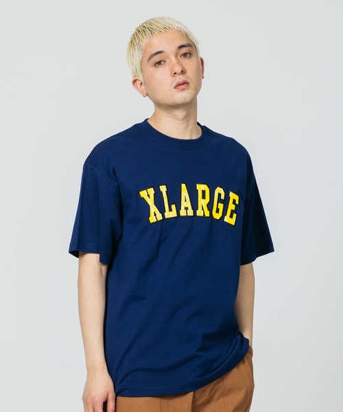 XLARGE（エクストララージ）の「BANDANA LOGO S/S TEE（Tシャツ/カットソー・メンズ・ネイビー/ホワイト/ブラック・L/M/XL/S）」の3枚目の写真