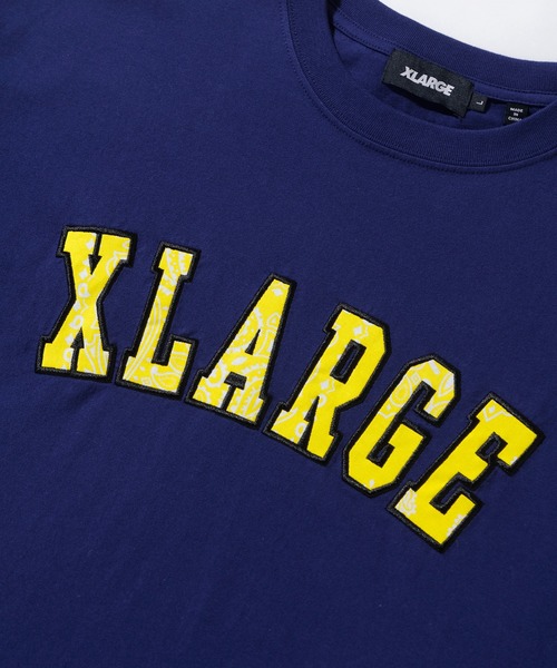 XLARGE（エクストララージ）の「BANDANA LOGO S/S TEE（Tシャツ/カットソー・メンズ・ネイビー/ホワイト/ブラック・L/M/XL/S）」の6枚目の写真