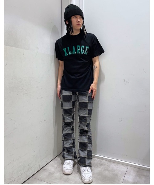 XLARGE（エクストララージ）の「BANDANA LOGO S/S TEE（Tシャツ/カットソー・メンズ・ネイビー/ホワイト/ブラック・L/M/XL/S）」の21枚目の写真