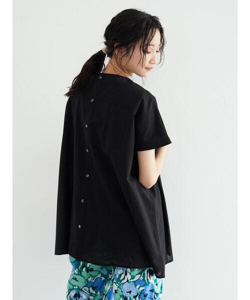CRAFT STANDARD BOUTIQUE(クラフトスタンダードブティック)の「フロントピンタックブラウス *◆(シャツ/ブラウス・レディース・ブラック/オフホワイト/イエロー/グリーン・FREE)」の11枚目の写真