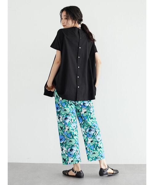 CRAFT STANDARD BOUTIQUE(クラフトスタンダードブティック)の「フロントピンタックブラウス *◆(シャツ/ブラウス・レディース・ブラック/オフホワイト/イエロー/グリーン・FREE)」の13枚目の写真