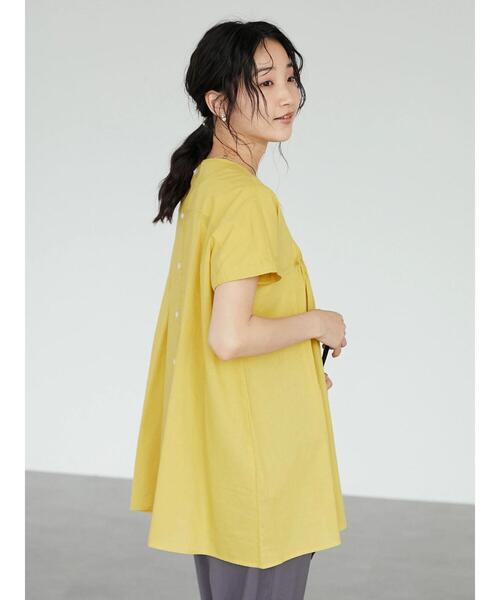 CRAFT STANDARD BOUTIQUE(クラフトスタンダードブティック)の「フロントピンタックブラウス *◆(シャツ/ブラウス・レディース・ブラック/オフホワイト/イエロー/グリーン・FREE)」の16枚目の写真