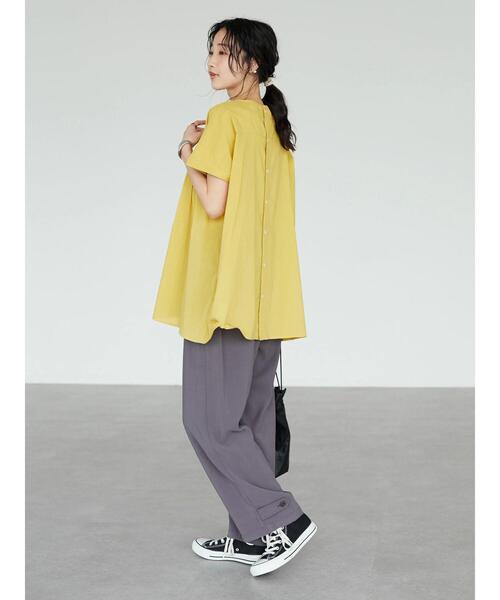 CRAFT STANDARD BOUTIQUE(クラフトスタンダードブティック)の「フロントピンタックブラウス *◆(シャツ/ブラウス・レディース・ブラック/オフホワイト/イエロー/グリーン・FREE)」の22枚目の写真