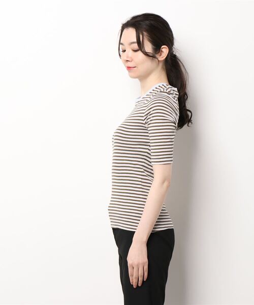 Levi's（リーバイス）の「【Levi's】スリムリブＴシャツ（Tシャツ/カットソー・レディース・パープル・S/M）」の2枚目の写真