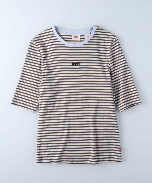 Levi's（リーバイス）の「【Levi's】スリムリブＴシャツ（Tシャツ/カットソー・レディース・パープル・S/M）」の5枚目の写真