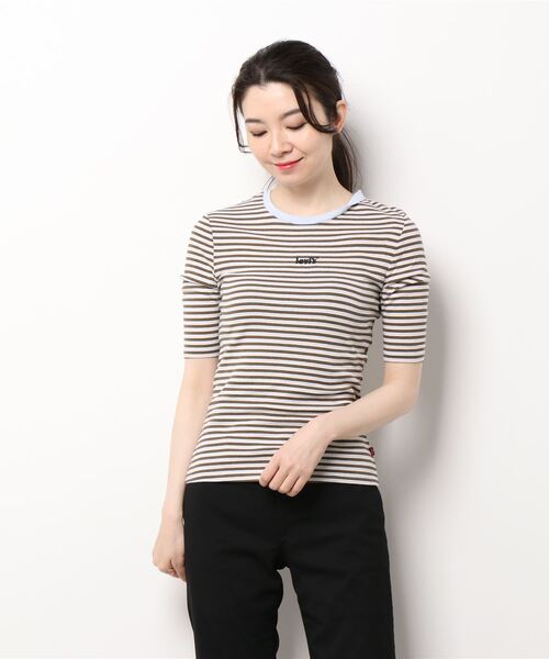 Levi's（リーバイス）の「【Levi's】スリムリブＴシャツ（Tシャツ/カットソー・レディース・パープル・S/M）」の9枚目の写真