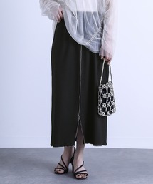 n'OrLABEL | 『センターラインスリットリブスカート』(スカート)