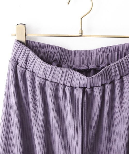 n'OrLABEL（ノアールレーベル）の「『センターラインスリットリブスカート』（スカート・レディース・ブラック/ラベンダー/ライトパープル・1/2）」の11枚目の写真