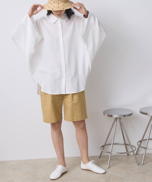 Libra Cue（リブラ キュー）の「チノショートパンツ（チノパンツ・レディース・ブラック/ベージュ・FREE）」の15枚目の写真