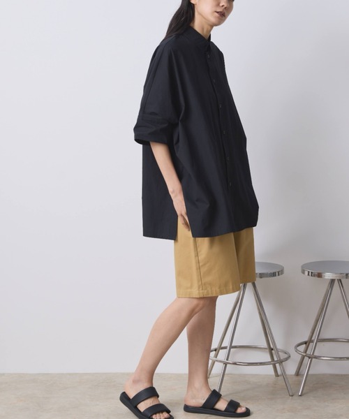 Libra Cue（リブラ キュー）の「チノショートパンツ（チノパンツ・レディース・ブラック/ベージュ・FREE）」の16枚目の写真