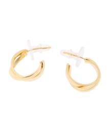 クロスデザインピアス