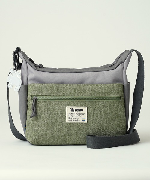 moz(モズ)の「moz スクエアショルダーバッグ ZZEI-28(ショルダーバッグ・レディース・グレー系2/ネイビー/ブラック/トリコロール/グレー系1/グレー系その他2/ミント/モスグリーン・ONE SIZE)」の9枚目の写真