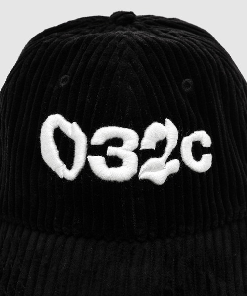 032c(ゼロスリーツーシー)の「GLITCH LOGO CAP(キャップ・メンズ・ブラック・ONESIZE)」の4枚目の写真
