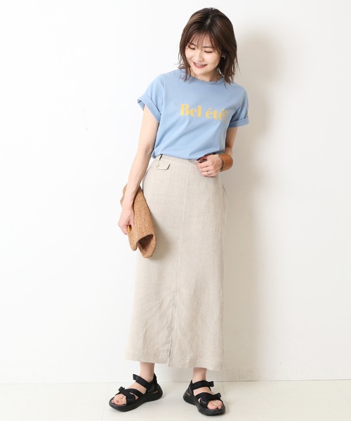 SLOBE IENA（スローブイエナ）の「リネンコインポケットタイト