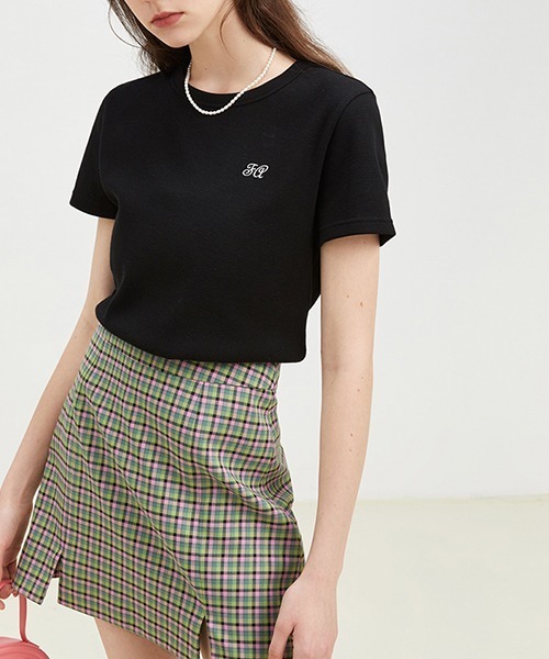 Fano Studios(ファノ ストゥディオズ)の「【Fano Studios】Plaid double slit skirt FX22B013(スカート・レディース・グリーン系その他・S/M/L)」の8枚目の写真