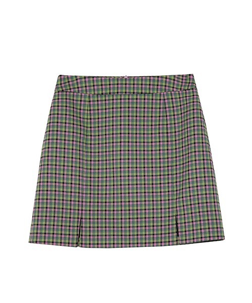 Fano Studios(ファノ ストゥディオズ)の「【Fano Studios】Plaid double slit skirt FX22B013(スカート・レディース・グリーン系その他・S/M/L)」の10枚目の写真