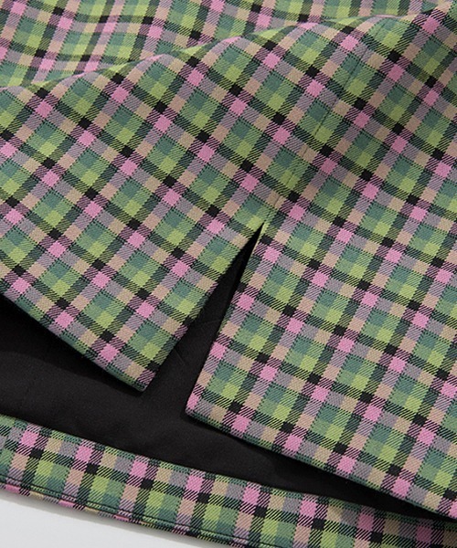 Fano Studios(ファノ ストゥディオズ)の「【Fano Studios】Plaid double slit skirt FX22B013(スカート・レディース・グリーン系その他・S/M/L)」の14枚目の写真