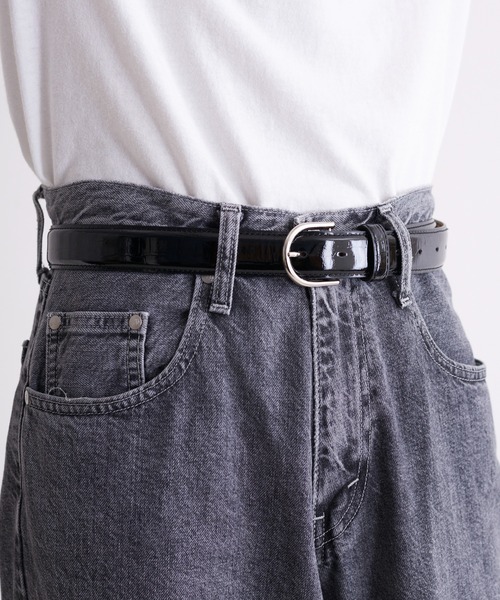 NEONSIGN（ネオンサイン）の「NEONSIGN ネオンサイン / Crocodile belt クロコダイルベルト / N1589BK（ベルト・メンズ・ブラック/ブラック系その他・48/38/46）」の8枚目の写真